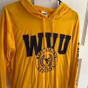 WVU Victoria’s Secret light sweatshirt